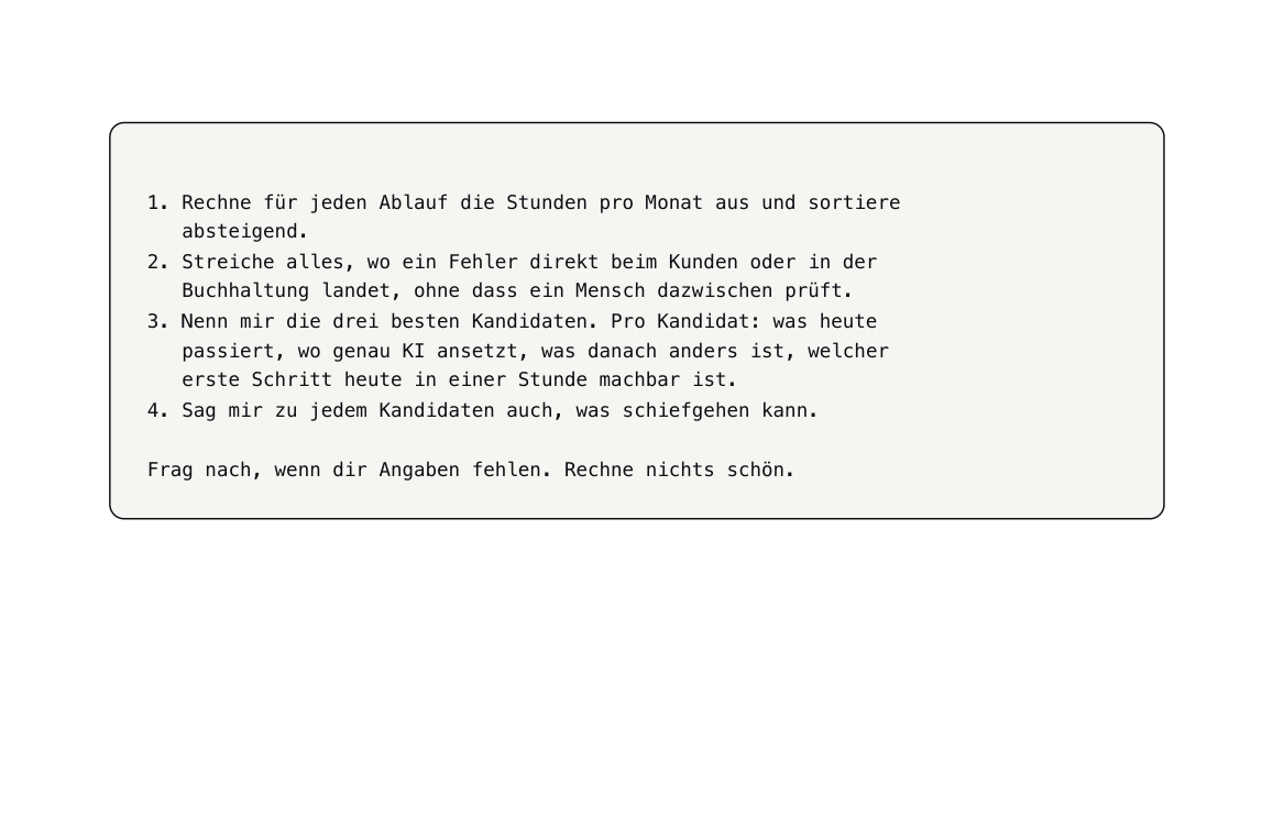 Ausschnitt aus Seite 3 der Vorlage