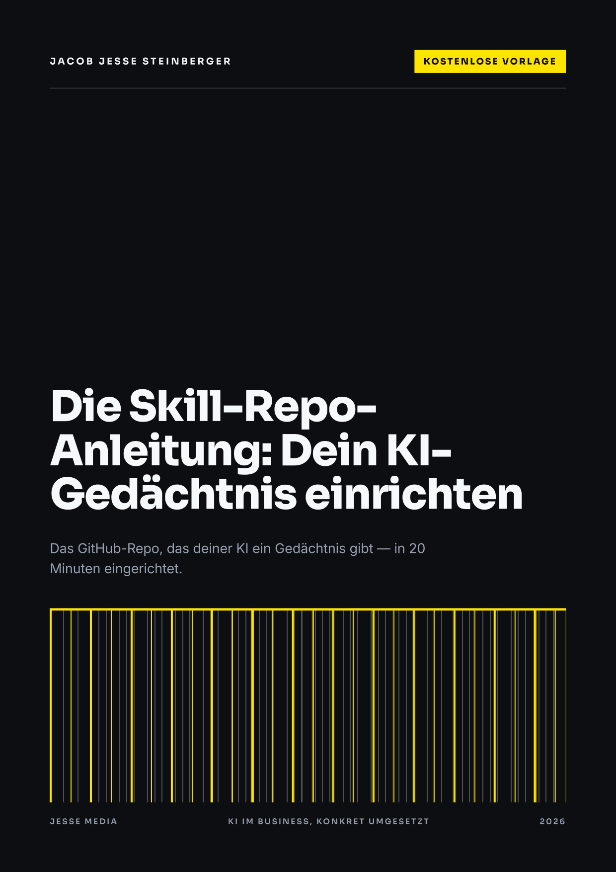 Titelseite: Die Skill-Repo-Anleitung: Dein KI-Gedächtnis einrichten