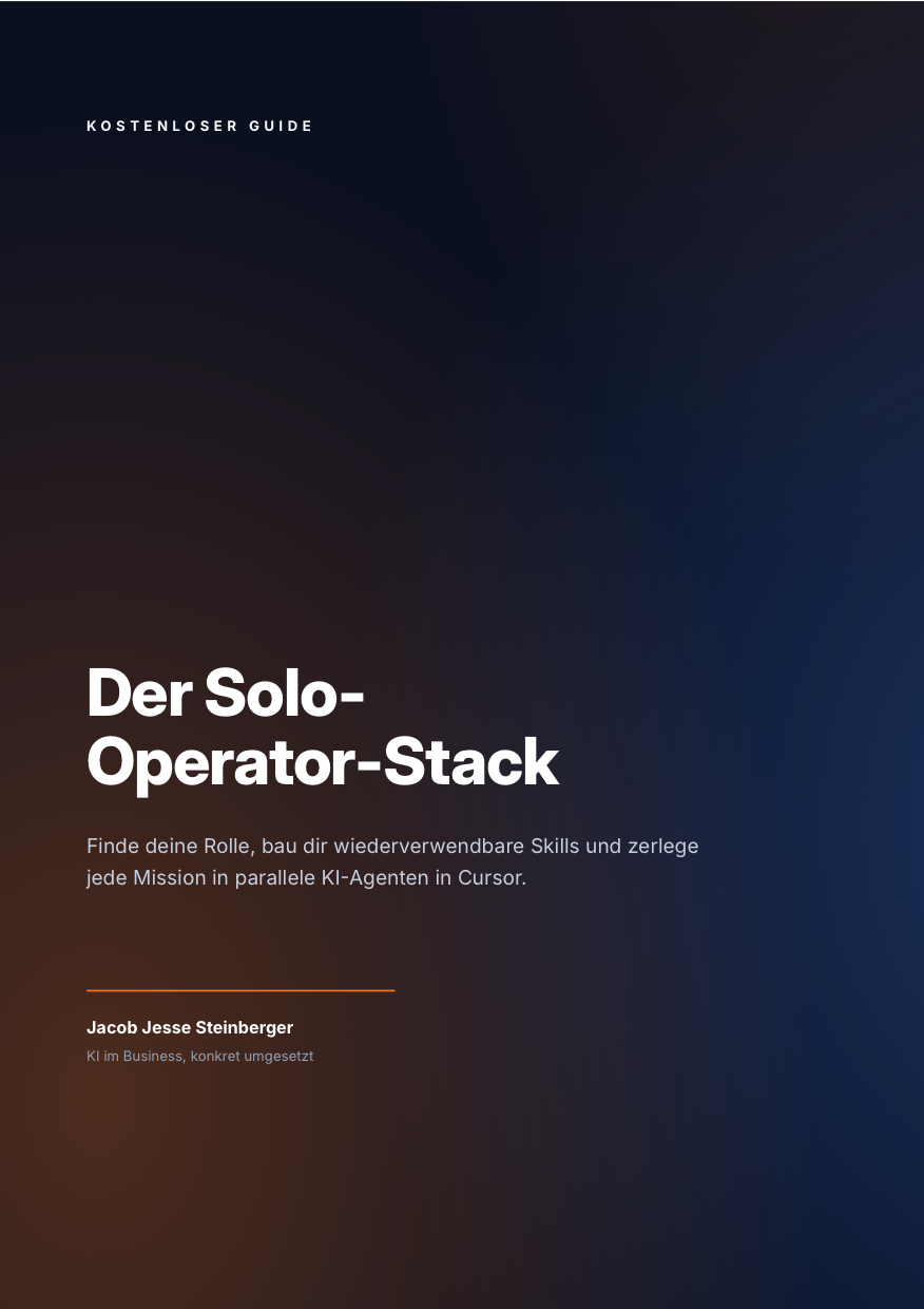 Titelseite: Der Solo-Operator-Stack